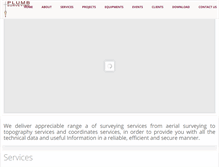 Tablet Screenshot of plumb-surveying.com